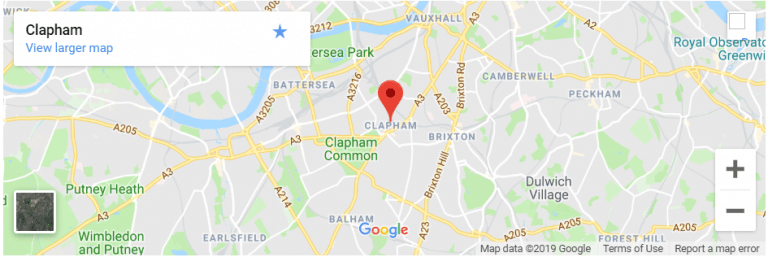 Clapham Map