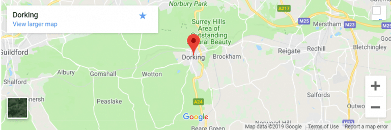 Dorking Map