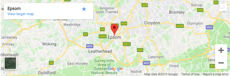 Epsom Map