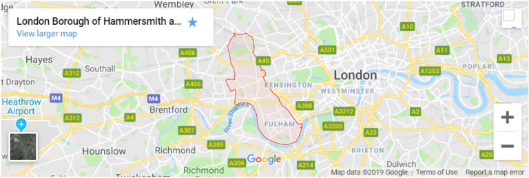 Hammersmith Map