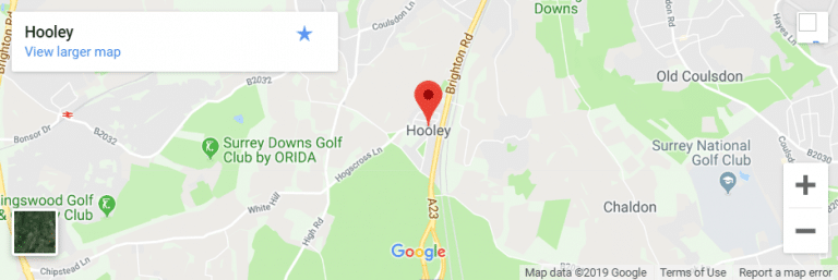 Hooley, Surrey Map