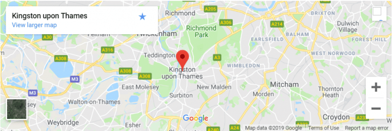 Kingston upon Thames Map