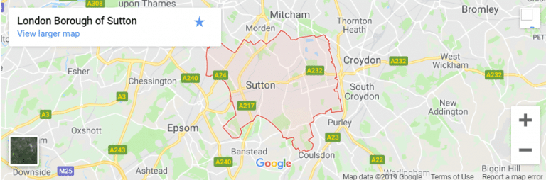 Sutton Map