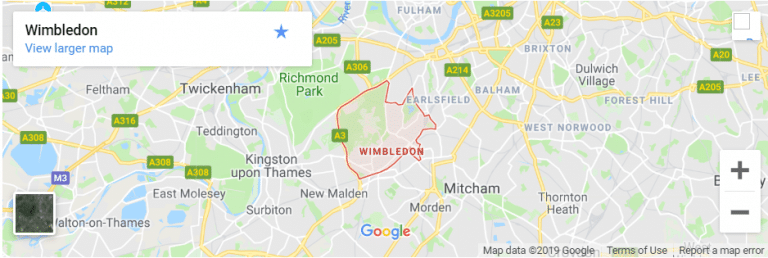 Wimbledon Map